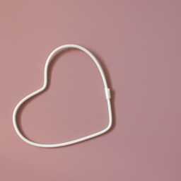 Diy Rattan Heart Wall Decoration - Heart-Shaped Circle