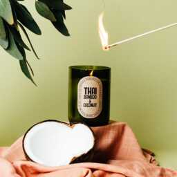 Luxury Botanical Candle Gift - Natural Soy Wax Scented For Birthday, Thinking Of You, Self Care, Relaxation Or New Home, Wedding - thumbnail 1
