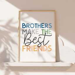 Set Of 4 Bible Verse Prints, Christian Wall Art, Boys Bedroom Nursery Jesus - thumbnail 3