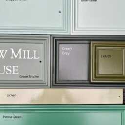Classic Hand Painted House Name Sign in Farrow & Ball's Chappell Green. Custom Made, Bespoke Sizes - thumbnail 4