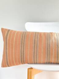 Brown Dot Block Print Mudcloth Hmong Pillow Case - thumbnail 1