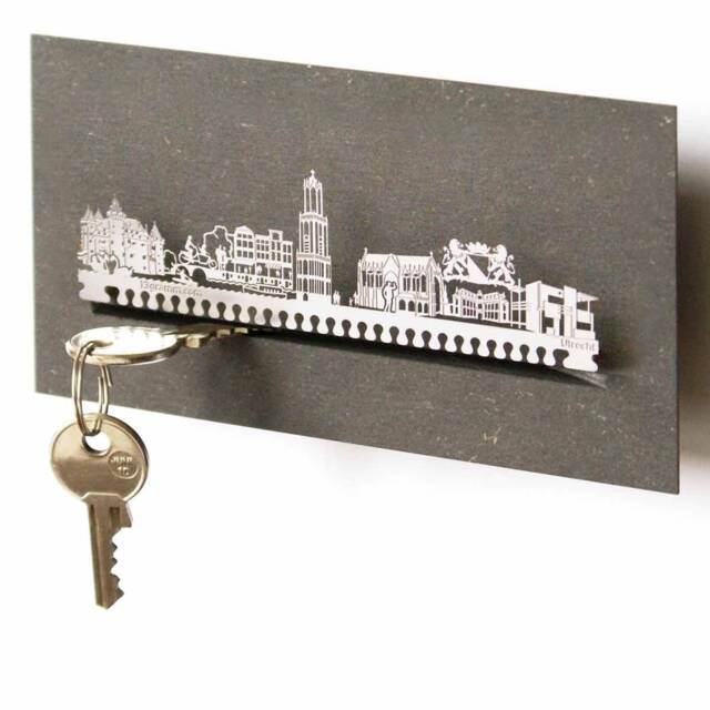 Utrecht Skyline Key Rack - Travel Souvenir, Modern Home Decor - image 1