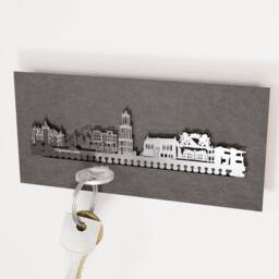 Utrecht Skyline Key Rack - Travel Souvenir, Modern Home Decor - thumbnail 2