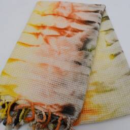 Colorful Towel, Batik Towel, Turkish Towel, 38''x65 - thumbnail 4