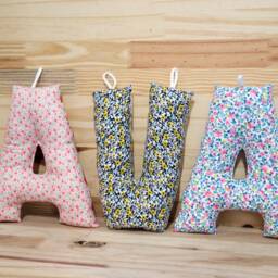 9 Euros/Letter - Cushion Letters, The Perfect Gift For A Baby - thumbnail 2