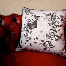 Papillon Pillow - Grey - thumbnail 2