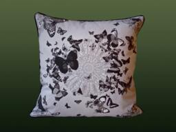 Papillon Pillow - Grey - thumbnail 1