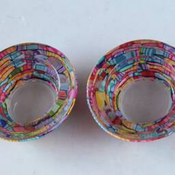 Tealight Candle Holders - Shabbat Candlesticks Made in Israel - thumbnail 3