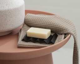 Black Soapbar Holder, Steel Soaps Dish, Modern Bathroom Tray, Catch All Tray Viw