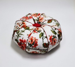 Small Halloween Pumpkin - Spring Flowers - thumbnail 1
