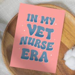In My Vet Nurse Era - Veterinary Print, Gifts, For Nurse, Nursing Print - thumbnail 3