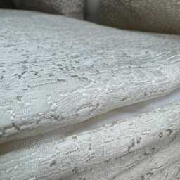 Elegant Ivory Bed Runner Luxury Scarf Throw For Double, King & Super Size Bedding - Bespoke Blake Design - thumbnail 4
