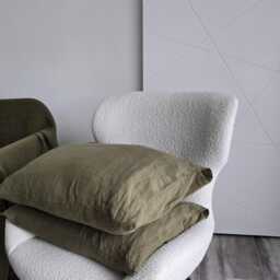 "Linen Bed Pillowcase - ""Housewife" - thumbnail 4