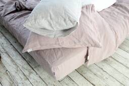 "Linen Bed Pillowcase - ""Housewife"