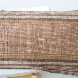 Brown Dot Block Print Mudcloth Hmong Pillow Case - thumbnail 2