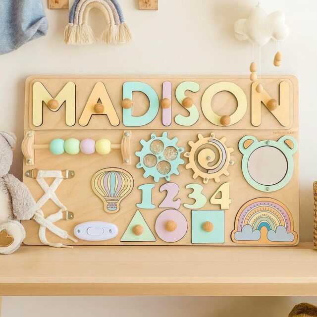 Personalized Name Puzzle Unique Birthday Gift For Toddler - Custom 2nd Boy Or Girl - image 1