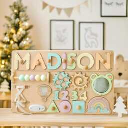 Personalized Name Puzzle Unique Birthday Gift For Toddler - Custom 2nd Boy Or Girl - thumbnail 3