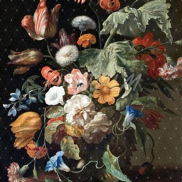 Baroque Flowers - Wall Tapestry Tapestry Hangings Wanderlust Bohemian Home Decor Dorm T#75 - thumbnail 3