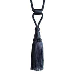 2x Monaco Barrel Tieback - 720mm Embrace 13 Colours Tassel Pair - thumbnail 3