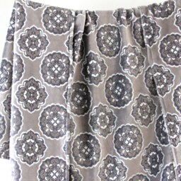Large Youth Blanket. Adult Minky Gray Meddalions. Faux Fur Throw. Dream Custom Home Decor. Gift For Her - thumbnail 3