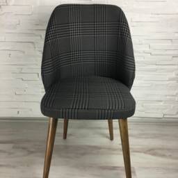 Dining Chairs, Kitchen Velvet Wood Modern Metal Wire Cafe, Restaurant, Handmade - thumbnail 2
