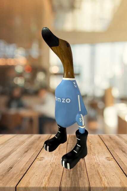 Coventry City Fc - Hand-Painted Wooden Duck - 2025-2026 Design Approx. 25cm - image 1