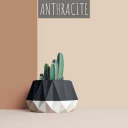 3D Printed Cactus, Succulent Planters, Interior Plant Pots, Mid Century Eco-Friendly Gift Idea For Home, Large Planter Pot - thumbnail 4