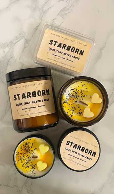 starborn Candle - Crescent City Fan Parody Booktok Merch Fantasy Romance Gift Romantasy Bookshelf Decor - image 1