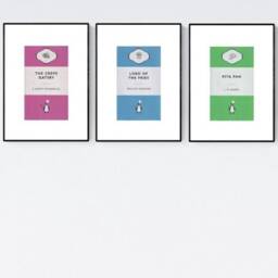 Set Of 3 Medium Penguin Food Pun Prints - thumbnail 1