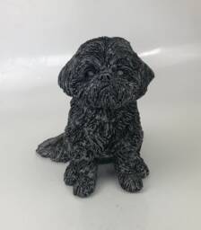 Custom Clay Pet Sculpture Dog Memorial Portrait - thumbnail 1