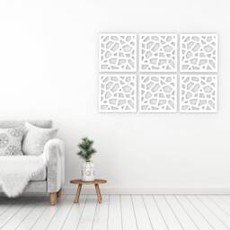 Modern Style Wooden Handmade Room Division, Wall Decoration Panel, Decor, Decal, Art, Home Bedroom Decor - thumbnail 2
