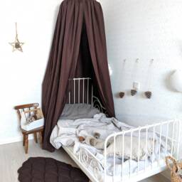 Pinecone Play Mat From Natural Linen - 16 Colours Available Baby Playmat - thumbnail 2