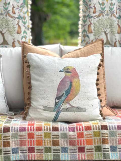 Jay Design Luxury 40x40cm Square Handcrafted Cushion By Cheney Penrose Designs - image 1