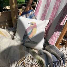 Jay Design Luxury 40x40cm Square Handcrafted Cushion By Cheney Penrose Designs - thumbnail 2