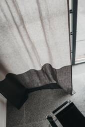 Grey Linen Curtains - Curtains For Living Room Custom Size Kitchen