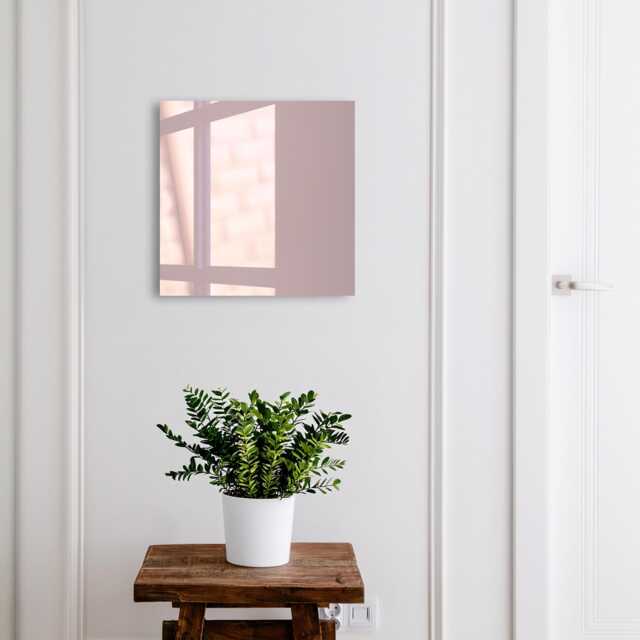 Pastel Lilac Wall Mounted Key Cabinet, Pink Industrial Box, Minimalist Backgrounds & Patterns - image 1