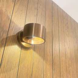 Personalized Aged Brass Wall Sconce Light, Minimalist Bedside Lamp Mid-Century Terracotta Lamps Home Decor - thumbnail 3