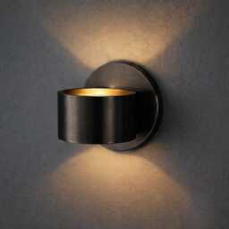 Aged Brass Wall Sconce Light, Minimalist Bedside Lamp Mid-Century Terracotta Lamps Home Decor - thumbnail 2