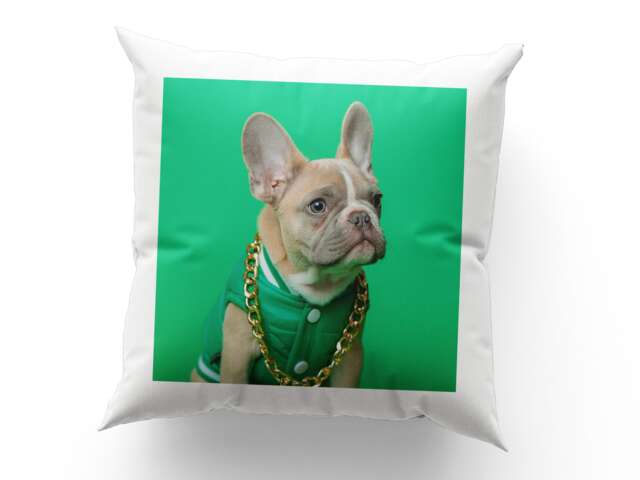 Personalized Photo Pillow Cover Custom Linen Keepsake Gift - 40x40cm - image 1