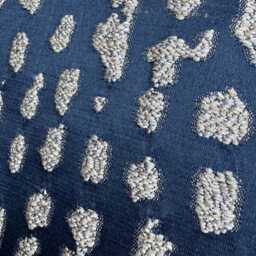 Elegant Navy Gold Bed Runner/Luxury Throw Blanket Comforter Bedspread Scarf For King & Super Size Bedding, Estrada Ink - thumbnail 3
