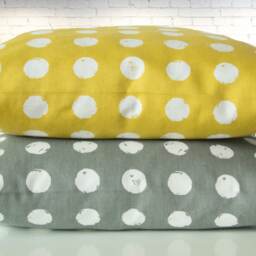 Grey Cushion Cover With White Dots - thumbnail 2