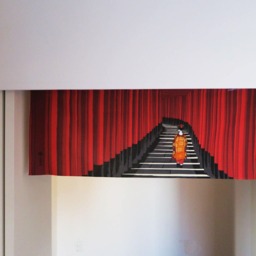 Geisha Japanese Tenugui Handmade Noren Curtain, Kyoto Geisha Tapestry Fabric, Wall Decoration, Door Curtain - thumbnail 2