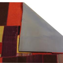 Colorful Patchwork Kilim Rug, Bohemian Home Decor - 7.5x5.3 Ft - thumbnail 3