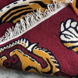 Tibetan Tiger Wool Rug Handknotted 70x140cm Nepal - Buddhist Meditation Gift Home Decor - thumbnail 4
