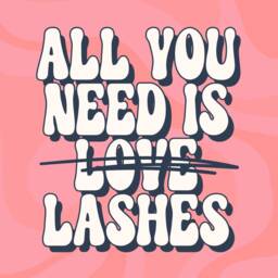 All You Need Is Lashes - Lash Tech, Gallery, Wall Art, Salon Prints, Colourful Homes, Decor, Lashes, Eyelashes - thumbnail 2