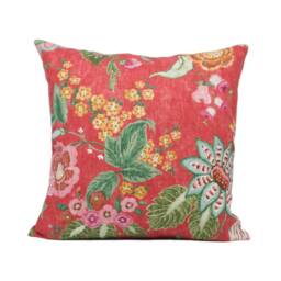 Colefax & Fowler - Emmeline Red Lively Classic Floral Cushion Cover Handmade Throw Pillow Designer Home D??cor - thumbnail 3