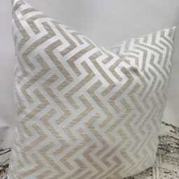Luxury Champagne Scatter Cushion For Beds Sofas Designer Fabric - Handcrafted Quality Style No. 178 - thumbnail 3