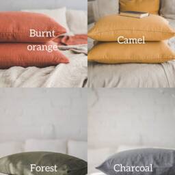 Natural Linen Curtain in Various Colors, Heavyweight Softened Curtain, Custom Length Panel, Handmade Rod Pocket Curtain - thumbnail 4