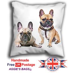 French Bulldog, Bulldog Cushion, Pillow - thumbnail 1