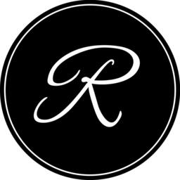 Solid Script Circle Monogram - Wall Decal Custom Vinyl Art Stickers - thumbnail 3